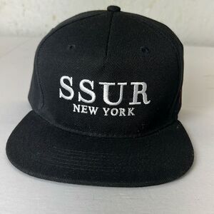 NEW SSUR NEW York  SnapBack Black Hat